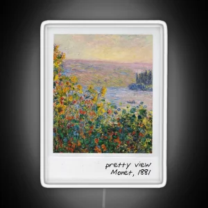 Monet Pretty View RGB Neon Sign