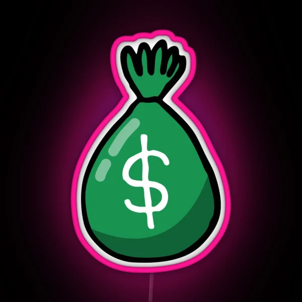 Money Bag RGB Neon Sign