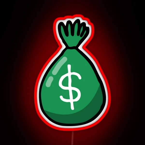 Money Bag RGB Neon Sign