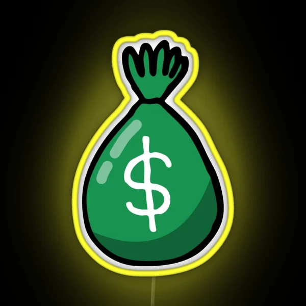 Money Bag RGB Neon Sign