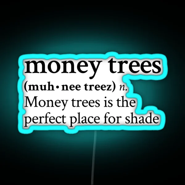 Money Trees RGB Neon Sign