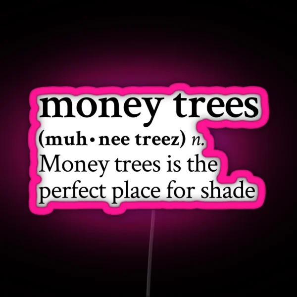 Money Trees RGB Neon Sign