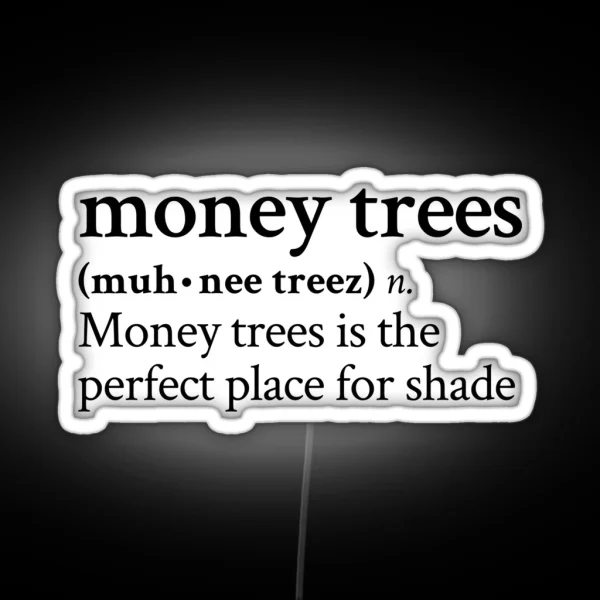 Money Trees RGB Neon Sign