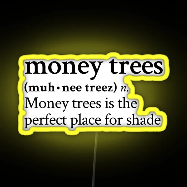 Money Trees RGB Neon Sign