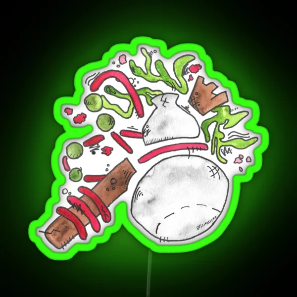 Monk Class Symbol RGB Neon Sign