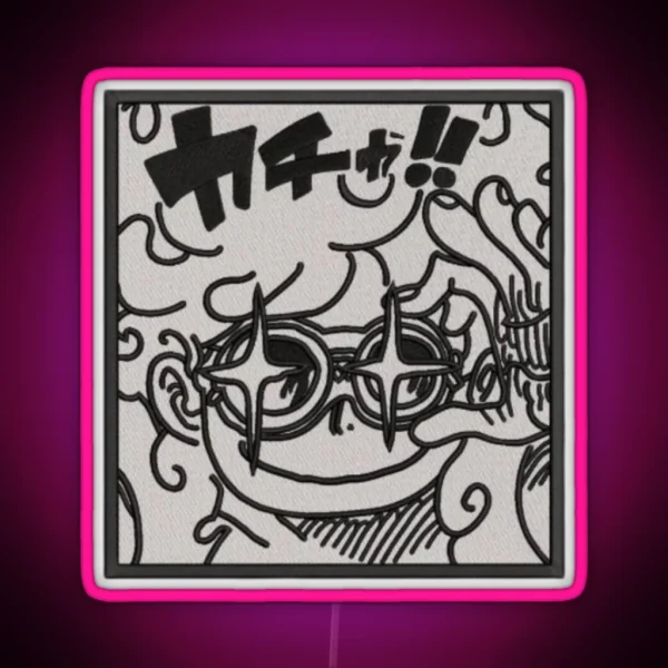 Monkey D Luffy RGB Neon Sign