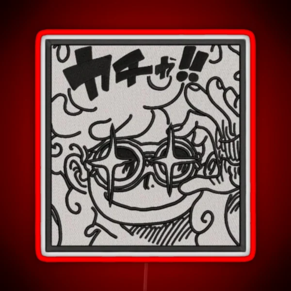 Monkey D Luffy RGB Neon Sign