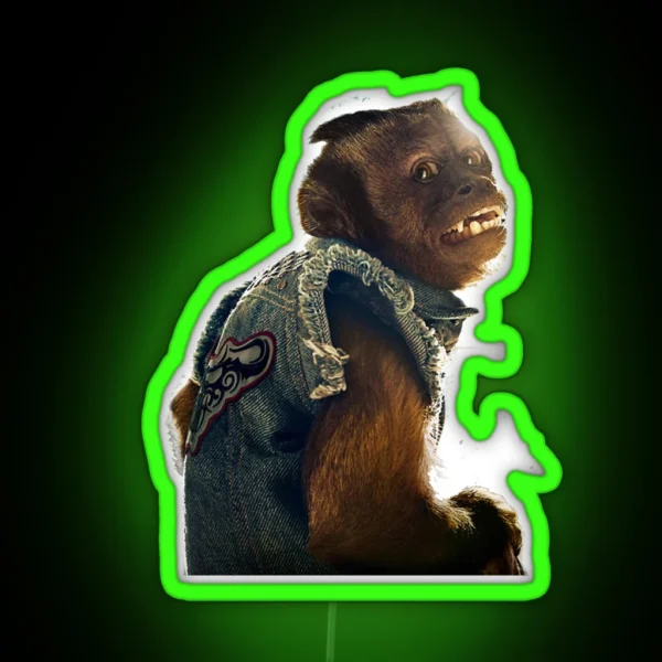 Monkey The Hangover RGB Neon Sign