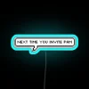 Vibrant RGB Neon Sign for Gamers and Fans of The Office