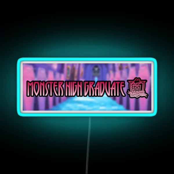 Monster High Graduate RGB Neon Sign