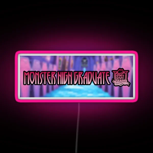 Monster High Graduate RGB Neon Sign