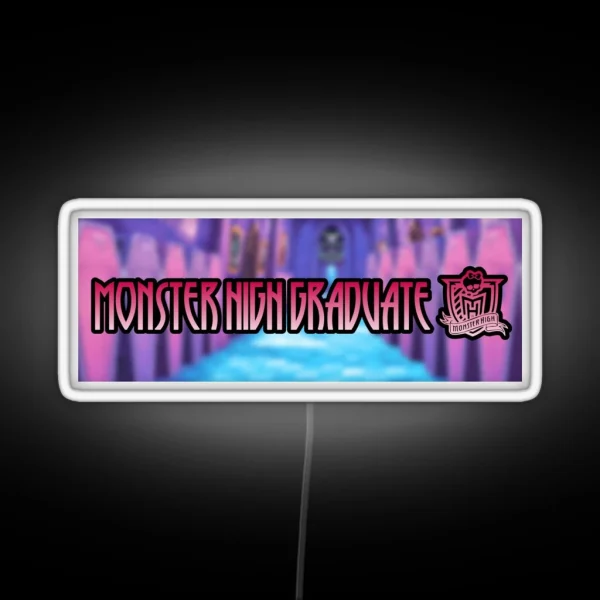 Monster High Graduate RGB Neon Sign