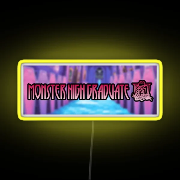 Monster High Graduate RGB Neon Sign
