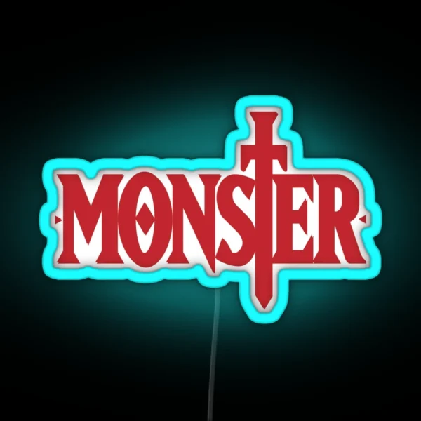 Monster Johan And Tenma RGB Neon Sign