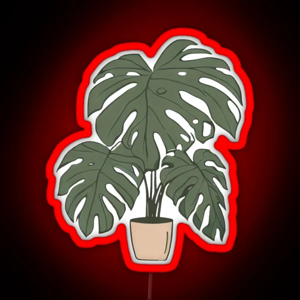 Monstera RGB Neon Sign