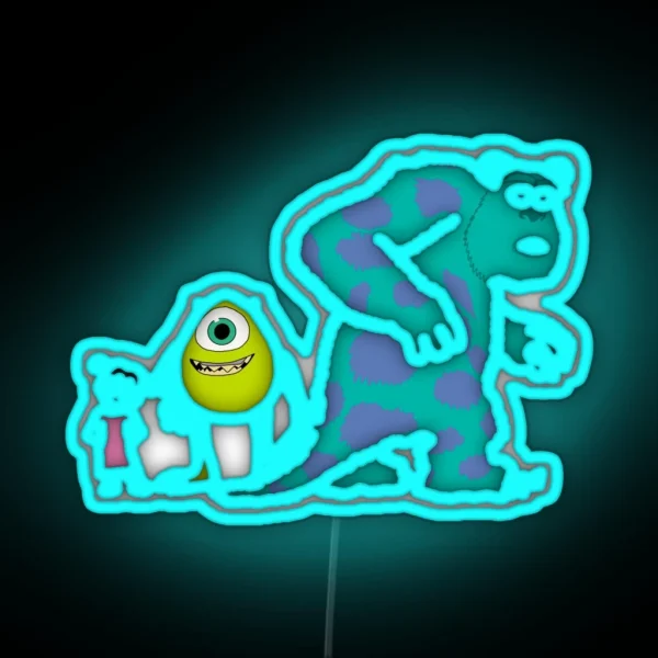 Monsters Inc RGB Neon Sign
