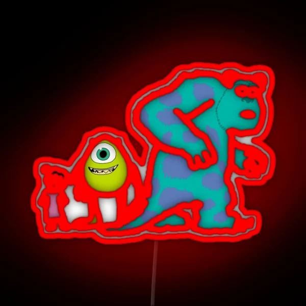 Monsters Inc RGB Neon Sign