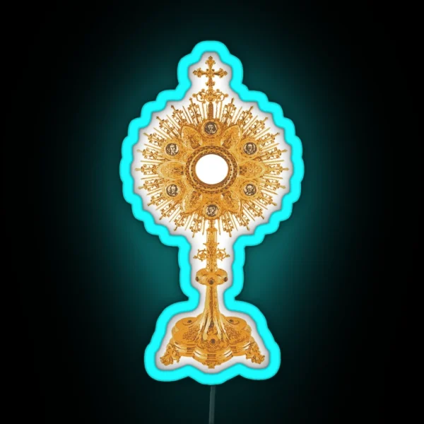 Monstrance RGB Neon Sign