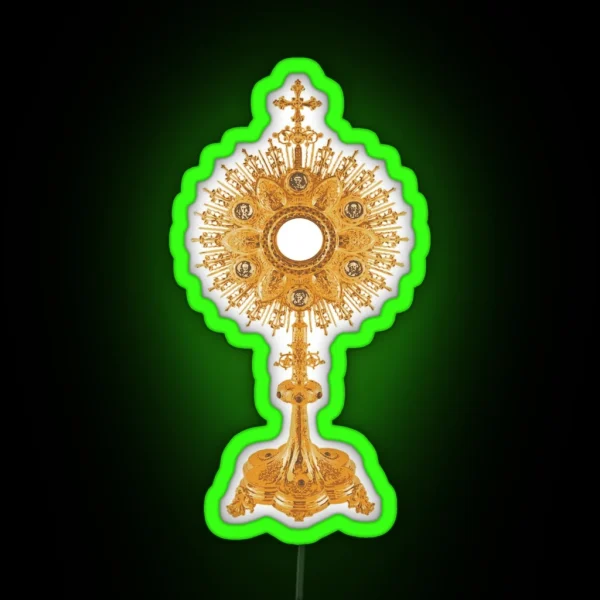 Monstrance RGB Neon Sign