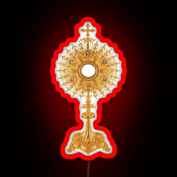 Monstrance RGB Neon Sign