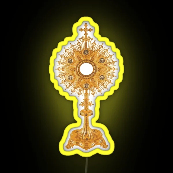Monstrance RGB Neon Sign