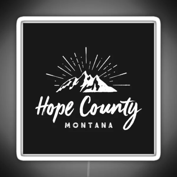 Montana Hope County RGB Neon Sign