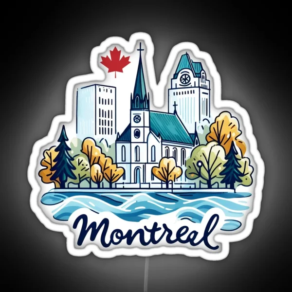 Montreal Quebec Canada RGB Neon Sign