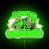Vibrant RGB Neon Sign Adding Edgy Style to Your Space