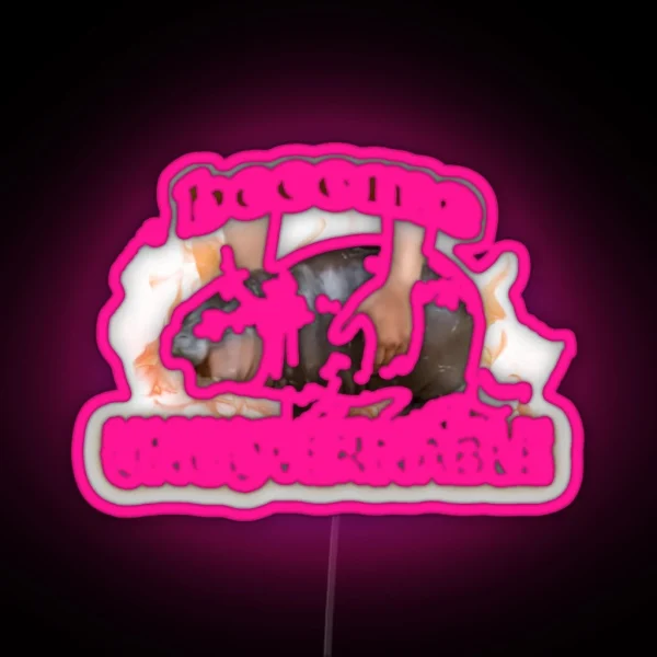 Moo Deng Become Ungovernable RGB Neon Sign