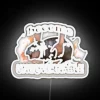 Vibrant Moo Deng Become Ungovernable RGB Neon Sign Decoration Illumination