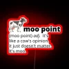Moo-ving decor statement: Define your humor with colorful cow philosophy