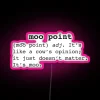 Vibrant RGB LED Sign with Customizable Color Changing Effect Display