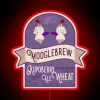 Glowing RGB neon sign for fans of Mooglebrew's sweet Kupoberry ale
