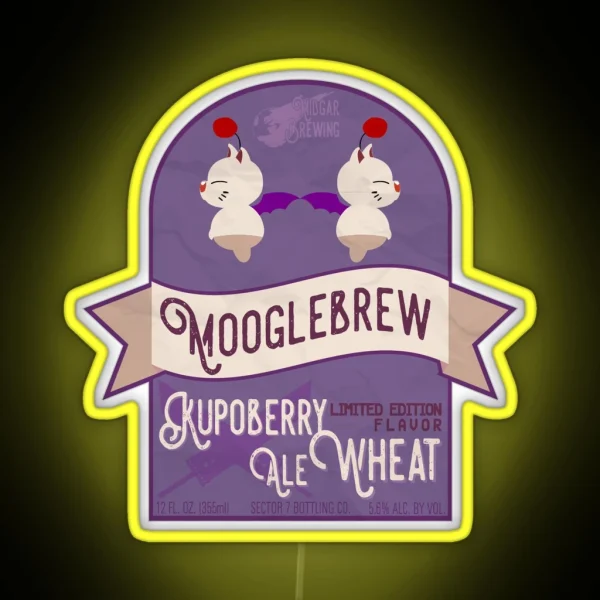 Mooglebrew Kupoberry Ale RGB Neon Sign