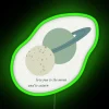Galaxy Inspired Home Decor Sign with Neon RGB Lighting Effects