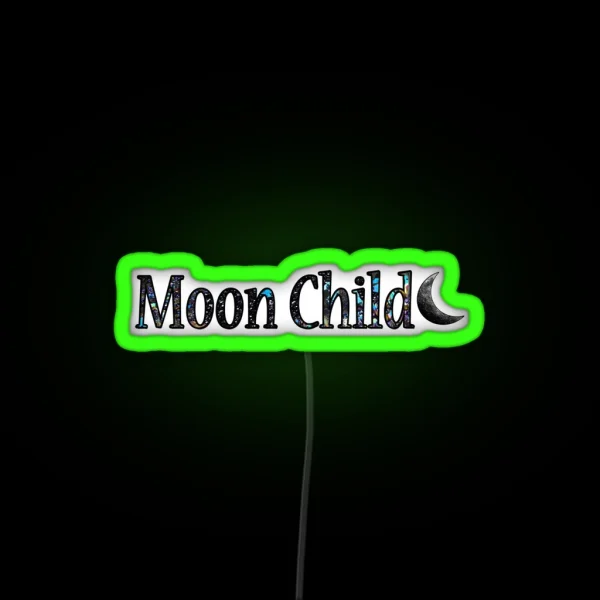 Moon Child RGB Neon Sign