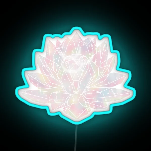 Moon Crystal RGB Neon Sign