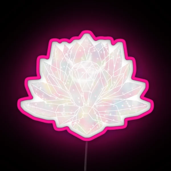 Moon Crystal RGB Neon Sign