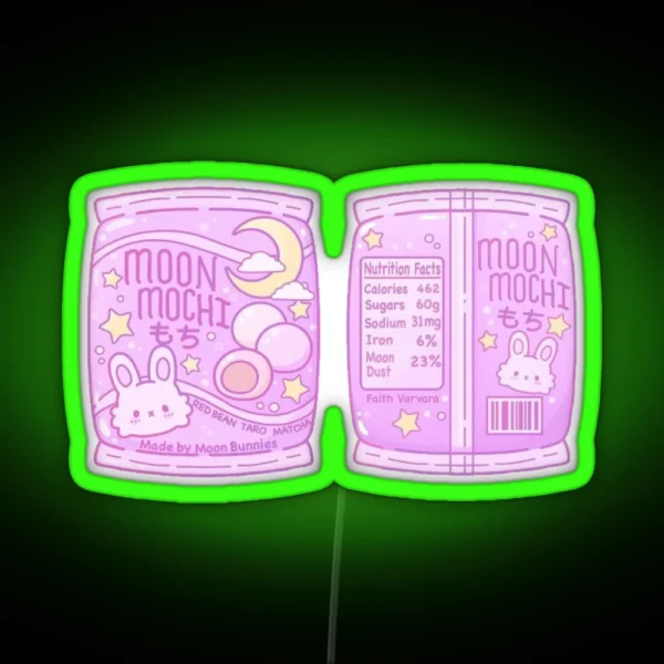 Moon Mochi RGB Neon Sign