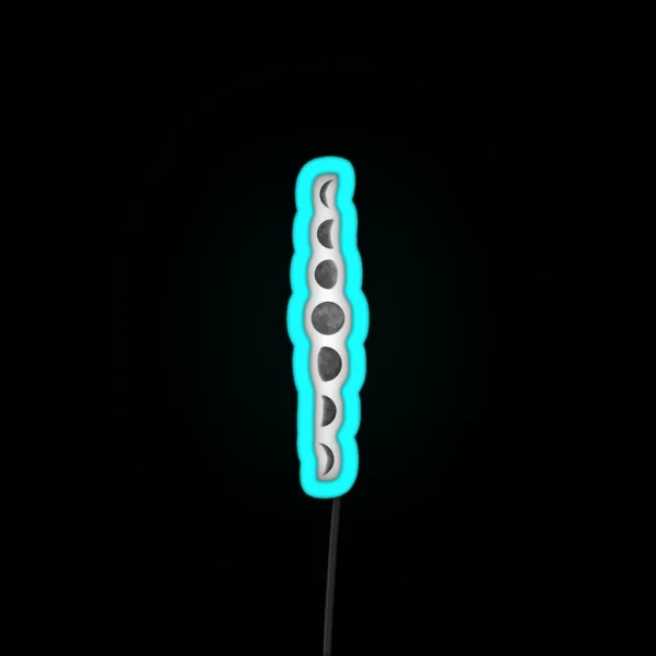 Moon Phases RGB Neon Sign