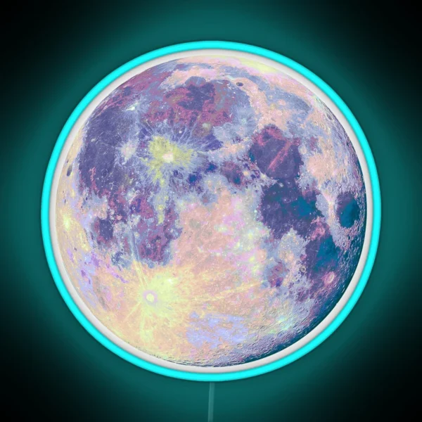 Moon RGB Neon Sign