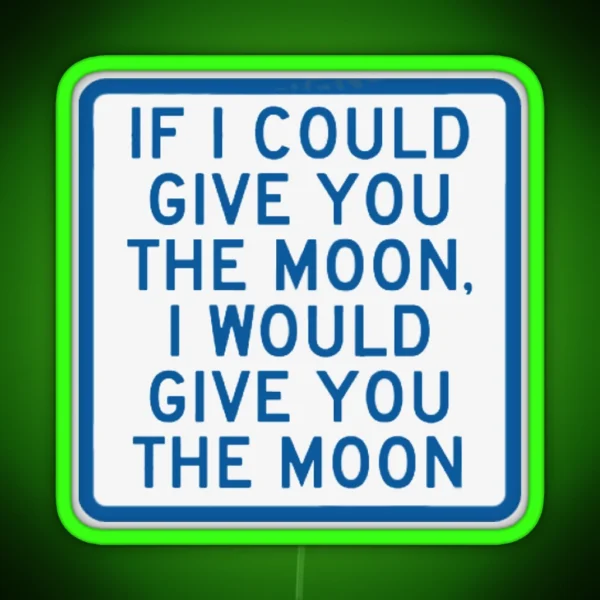 Moon Song RGB Neon Sign