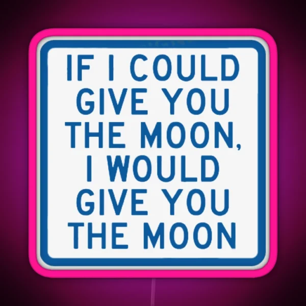 Moon Song RGB Neon Sign