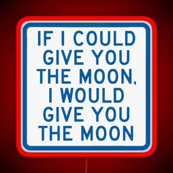 Moon Song RGB Neon Sign