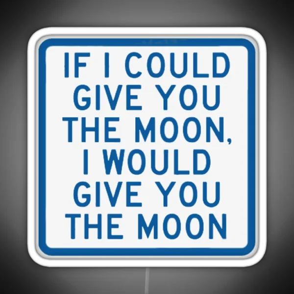 Moon Song RGB Neon Sign