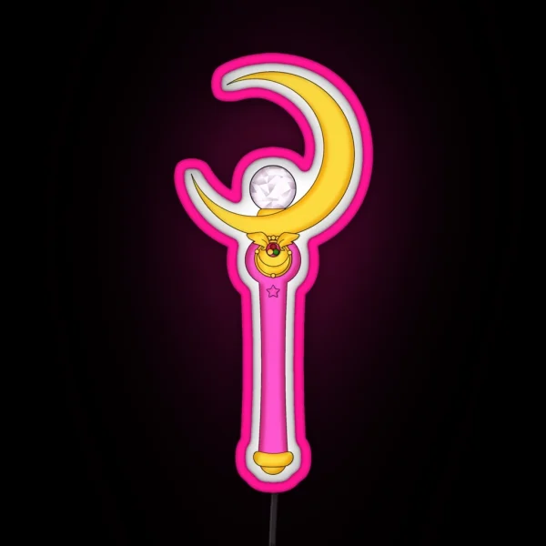 Moon Stick RGB Neon Sign