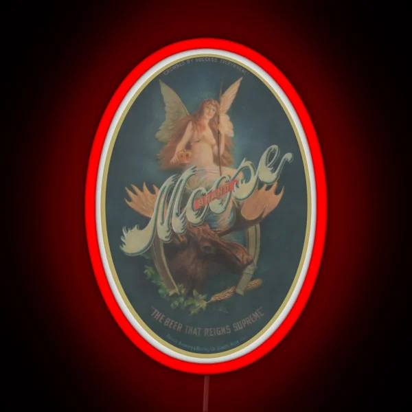 Moose Brand Beer Duluth Brewing And Malting Duluth RGB Neon Sign