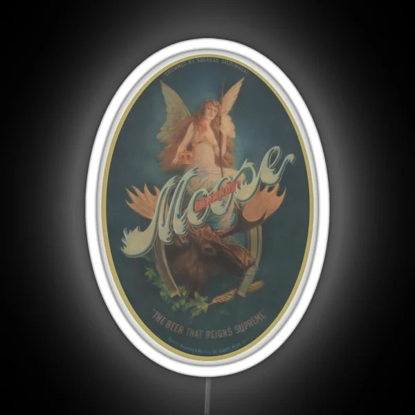 Moose Brand Beer Duluth Brewing And Malting Duluth RGB Neon Sign