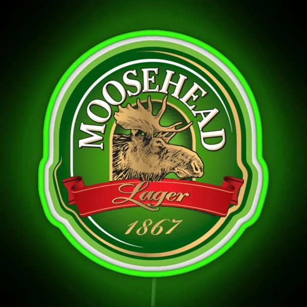 Moosehead Beer American Pale Ale RGB Neon Sign
