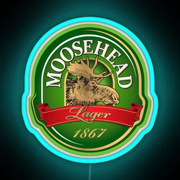 Moosehead Beer Logo Beer American Pale Ale RGB Neon Sign